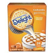 International Delight Liquid Non-Dairy Coffee Creamer, Caramel Macchiato, Mini Cups, PK24 WWI101766